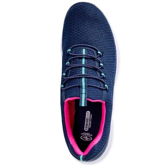 NWOT Athletic Works Women's Bungee Slip-On Sneakers - Picture 2 of 7